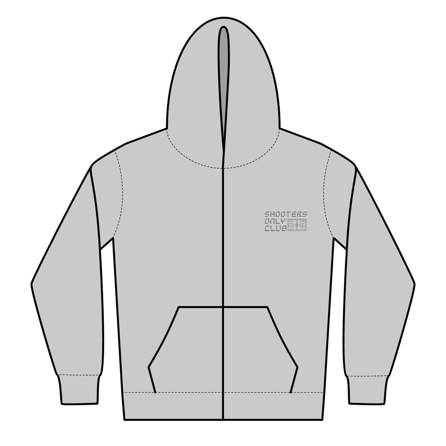 Shooters Only Club Youth Zip Up Hoodie